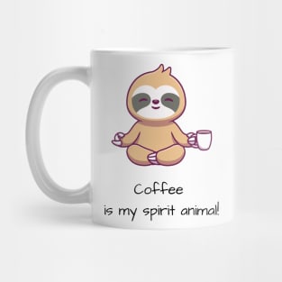 Sloth Namate Yoga and Coffee Mug